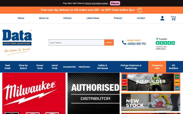 Startseite von Data Powertools Ltd