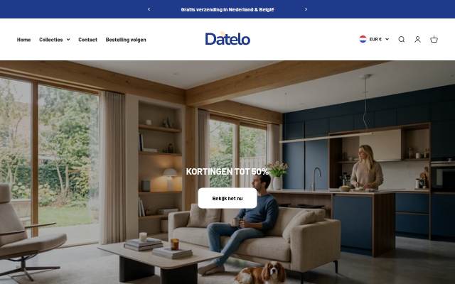 Datelo storefront