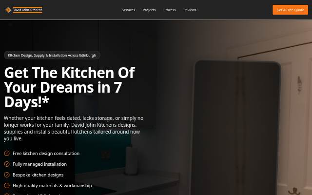 Vitrine de David John Kitchens — Premium Kitchen Design &amp; Installation in Edinburgh