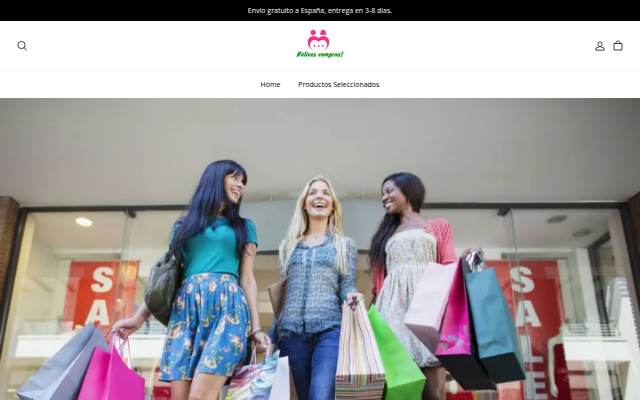 ¡Felices compras! storefront