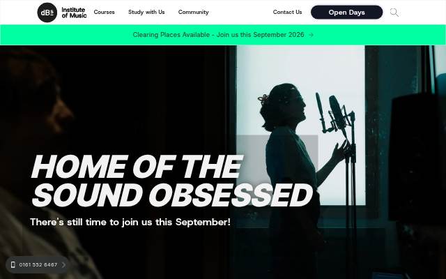 dBs Institute of Music storefront