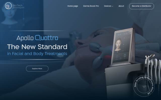 Startseite von DB Skin Tech Innovation