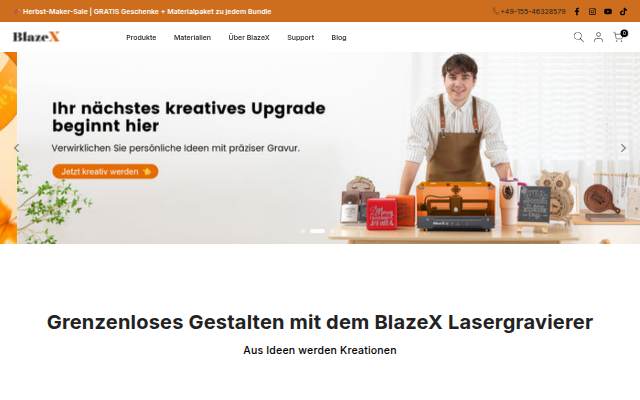 DE BLAZEX storefront