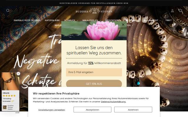 de.buddhastoneshop storefront