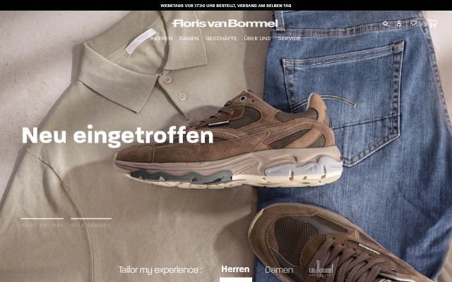 Herrenschuhe und Damenschuhe storefront