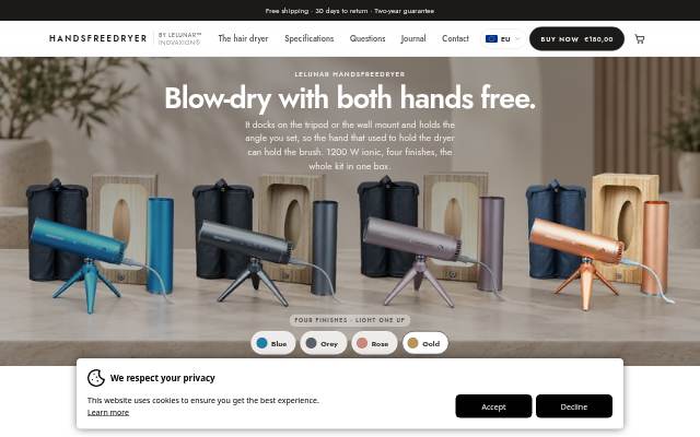 HandsFreeDryer storefront