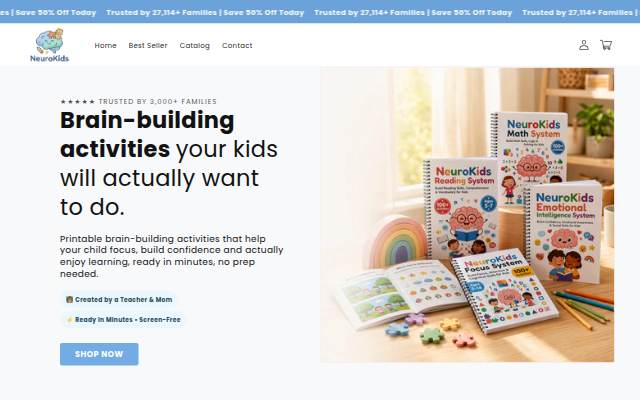 NeuroKids storefront