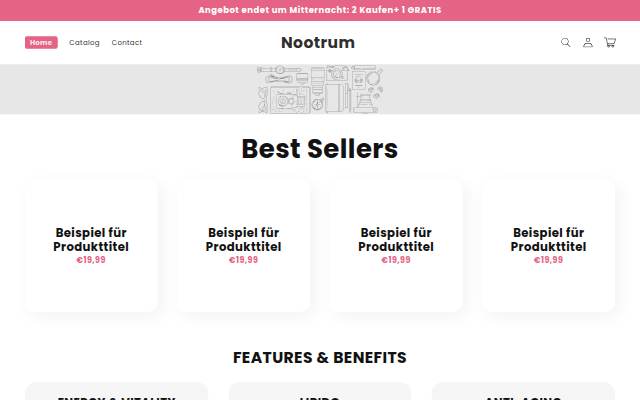 Nootrum storefront