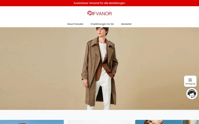 de.pifvanor.com storefront