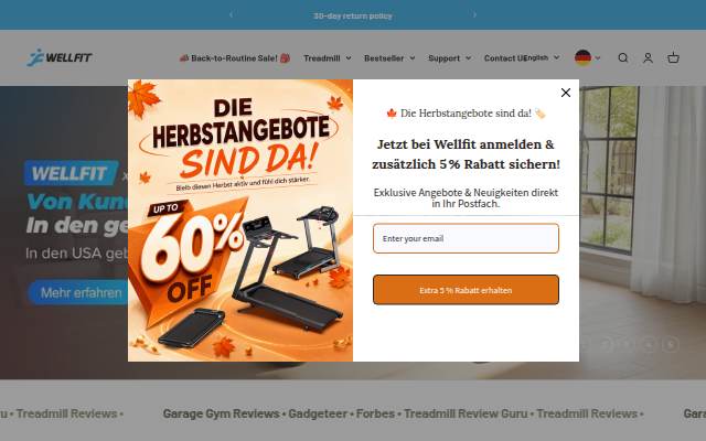 WELLFIT DE storefront