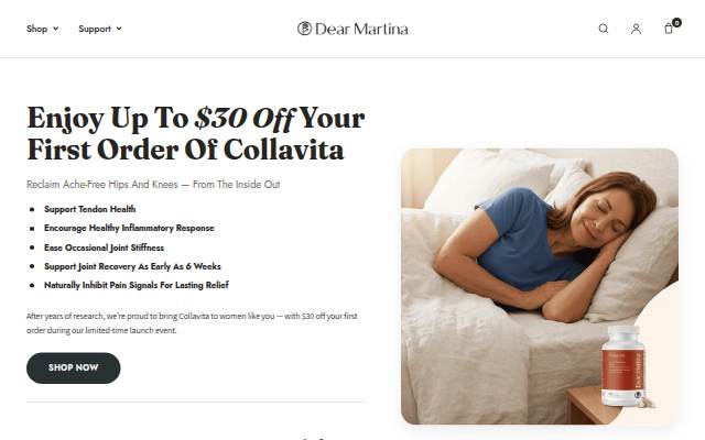 Dear Martina storefront