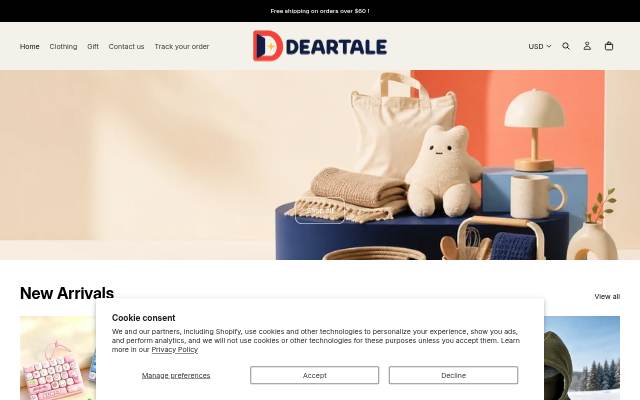 Deartale storefront