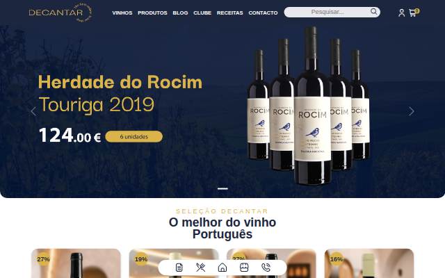 Montra da Decantar