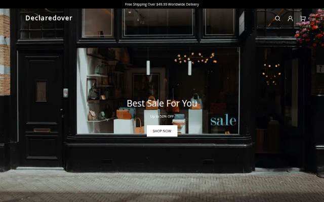 Declaredover storefront