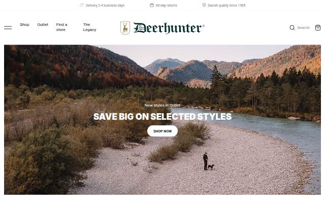 Deerhunter storefront