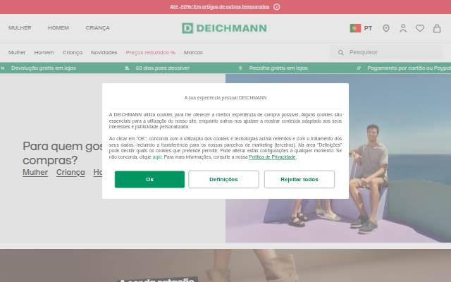 Loja de calçado online com os melhores preços storefront