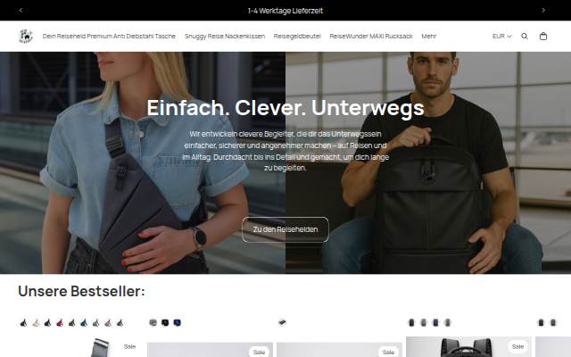 Dein Reiseheld storefront