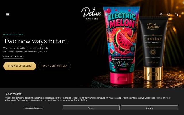 Delux Tanners storefront