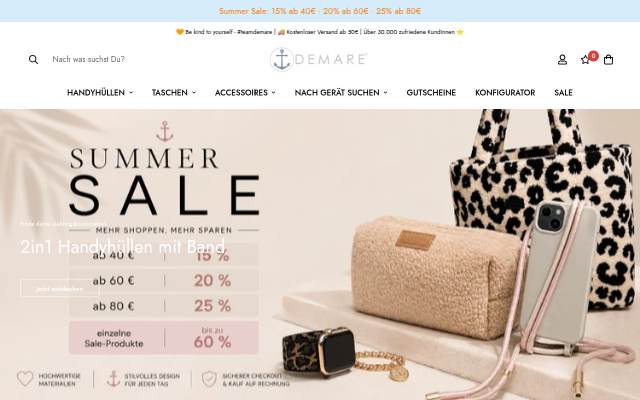 DEMARE storefront