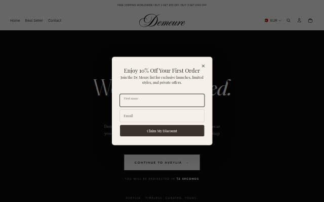 Demeure storefront