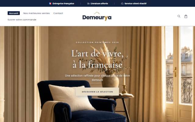 Demeurya storefront