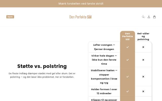 Den Perfekte Sål storefront