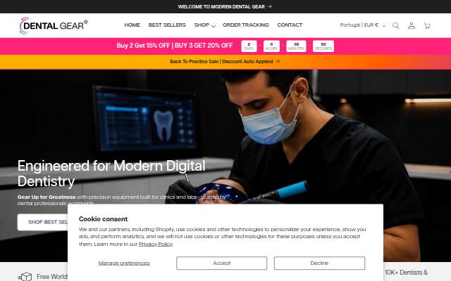 Dental Gear storefront