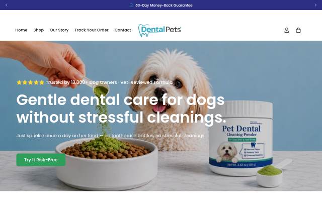 Dental Pets storefront