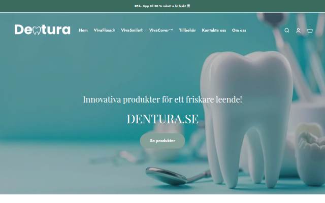 Dentura.se storefront