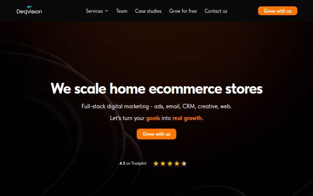 DeqVision storefront