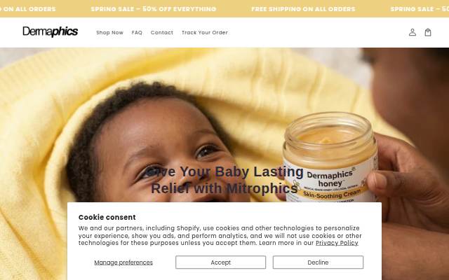 Dermaphics storefront