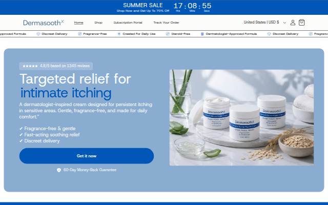 Dermasoothx® storefront