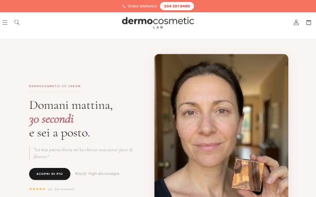 DermoCosmetic storefront