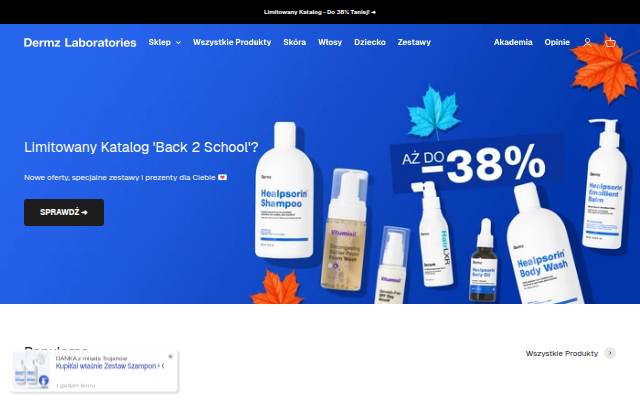 Dermz Labs Polska storefront