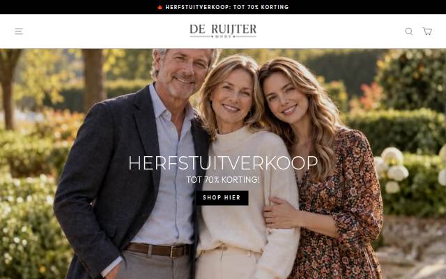 De Ruijter Mode storefront