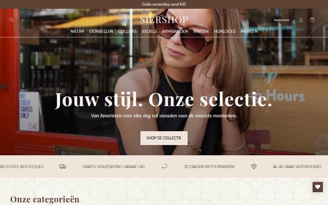 Juwelier De Siershop storefront