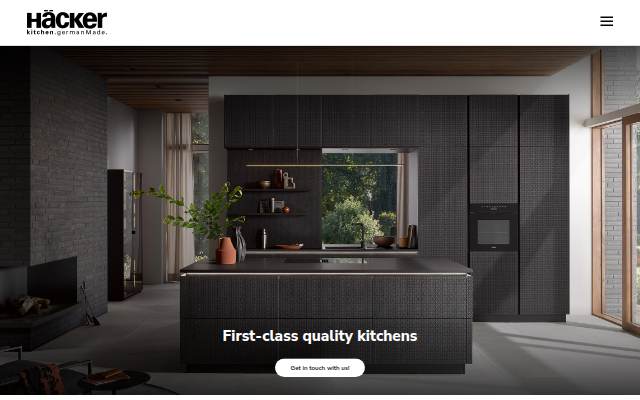 Häcker Kitchens UK storefront