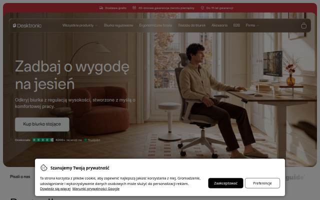 Startseite von Desktronic.pl