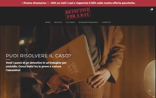 Escaparate de Detective for a Day