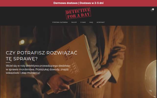 Vitrine de Detective for a Day
