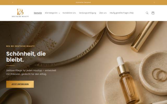 Deutsche Beauty storefront
