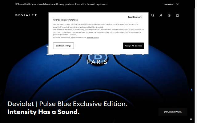 devialet.com storefront