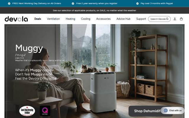 Devola.co.uk storefront