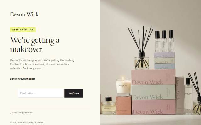 Devon Wick Candle Co. Limited storefront