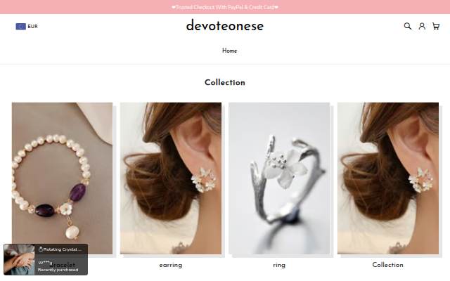 Startseite von devoteonese