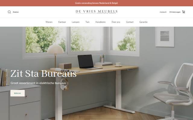 De Vries Meubels storefront