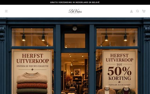 De Vries Utrecht storefront