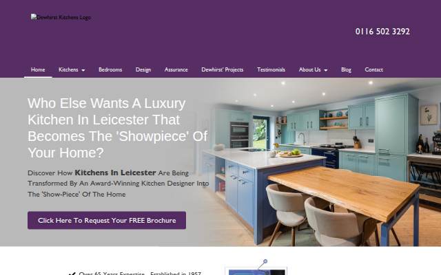 Dewhirst Kitchens storefront