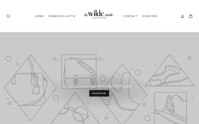 De Wilde mode storefront