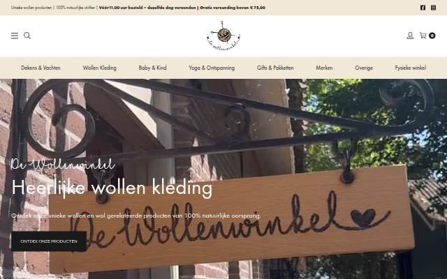 De Wollenwinkel storefront